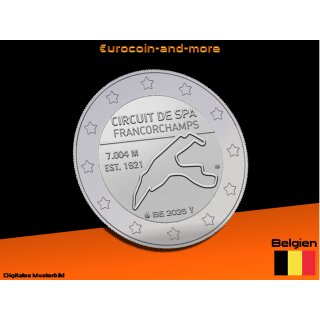 2 Euro Belgien 2025 Rennstrecke Spa-Francorchamps -lose-