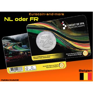 2 Euro Belgien 2025 Rennstrecke Spa-Francorchamps  in Coincard NL oder FR