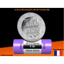 2 Euro Frankreich 2025 Notre Dame de Paris - Rolle -