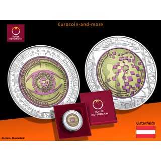 25 Euro Österreich 2020- Niob Münze - Der gläserne Mensch- HGH Ag900