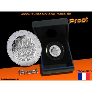 2 Euro Frankreich 2025 Notre Dame de Paris in PP/Proof