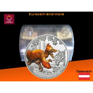 10 x 3 Euro Österreich 2021 Deinonychus antirrhopus - Der cleverste Saurier -Rolle-