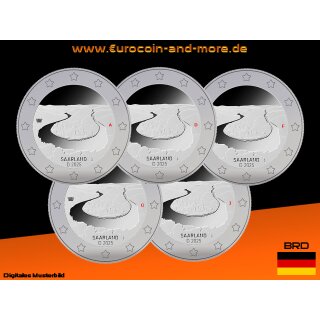 2 Euro BRD 2025 Saarschleife