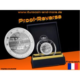 2 Euro Frankreich 2025 Louvre Museum PP/Proof REVERSE