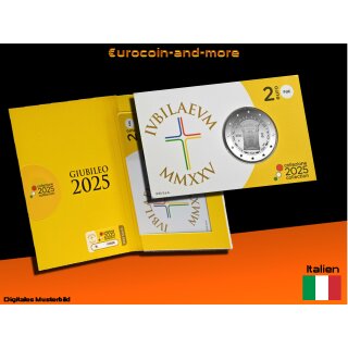 2 Euro Italien 2025 25 Jahre Jubiläum - Heiliges Jahr - Pilger der Hoffnung CC