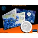 2 Euro Estland 2024 Nationalblume Kornblume in Coincard