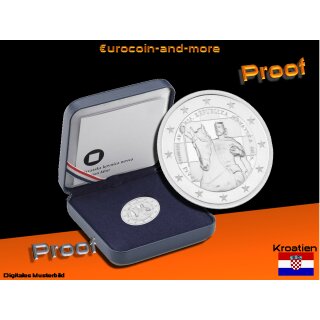2 Euro Kroatien 2025 1100Jahre Königreich Kroatien - Krönung König Tomislav PP/Proof