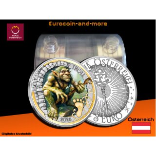 10 x 3 Euro Österreich 2025 - Fabelwesen - DER TROLL -Rolle-